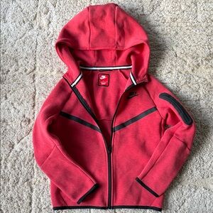 Nike Red and Black Kids Hoodie